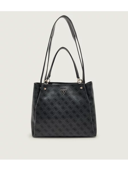 Guess Geantă shopper + borsetă Lorella negru