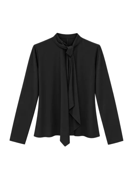 Bluzka Seventy biznesowa czarna
