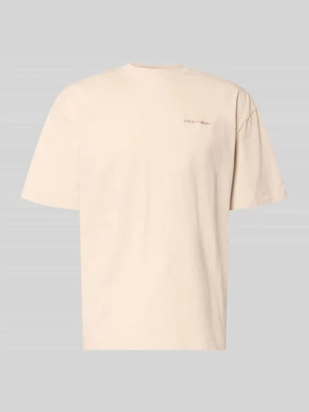 Oversized T-shirt z Wyhaftowane logo Pegador