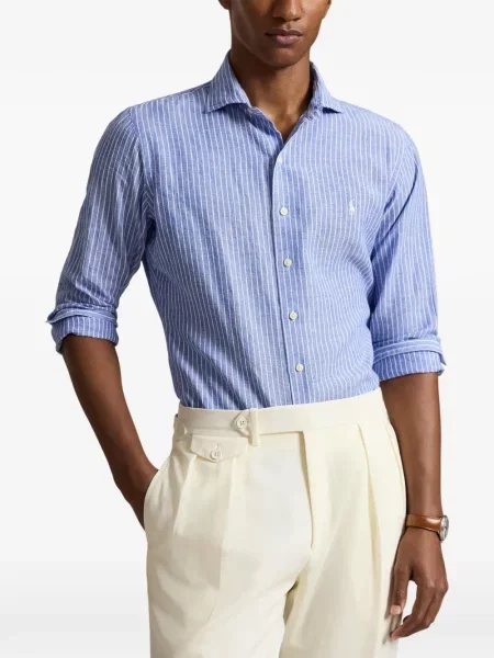 Șosete Polo Ralph Lauren cu model herringbone cu broderie plasă albastru
