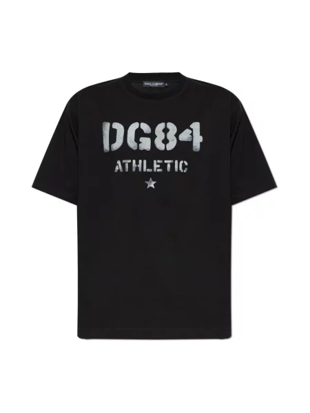 Koszulka Dolce And Gabbana z logo czarna