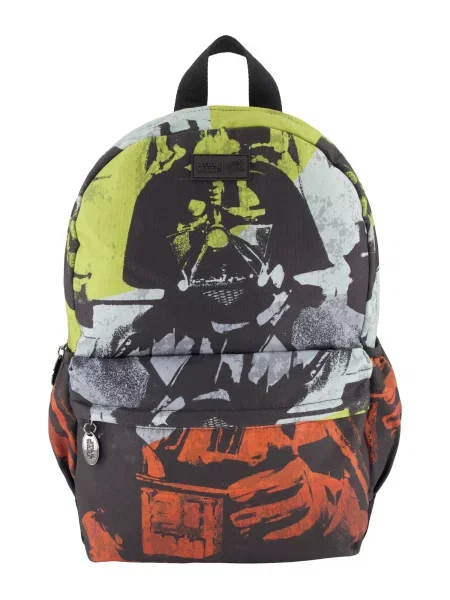 DISNEY Rucsac Star Wars Beware The Dark Side gri / verde / portocaliu negru
