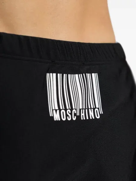 Slip de baie Moschino cu imagine negru
