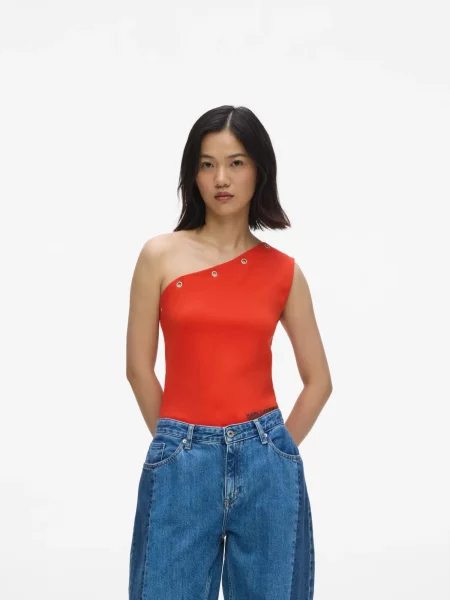 KARL LAGERFELD JEANS Top roșu