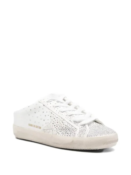 Маратонки Golden Goose May с кристали бяло