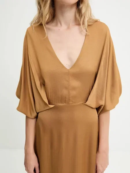 Сукня Answear.LAB maxi розкльошена чорний