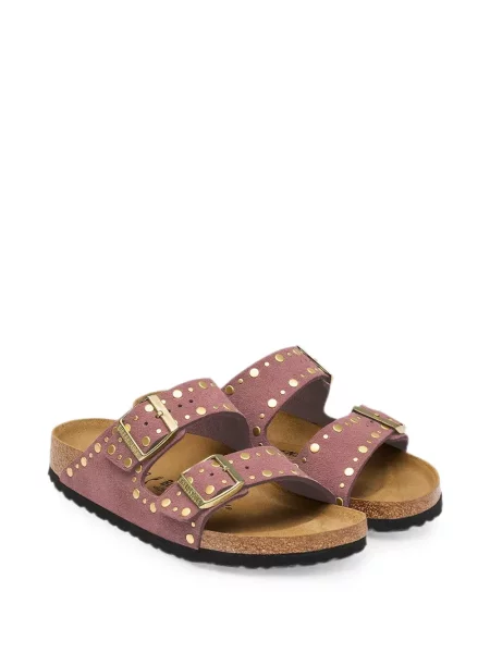 Sandale Birkenstock cu tepi roz