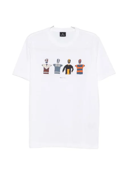 Tricou Ps Paul Smith cu imagine alb