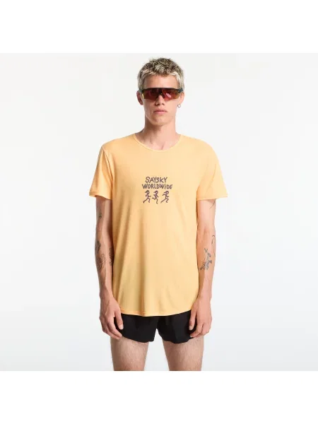 Tricou SAYSKY Statement Flow T-Shirt Orange S portocaliu