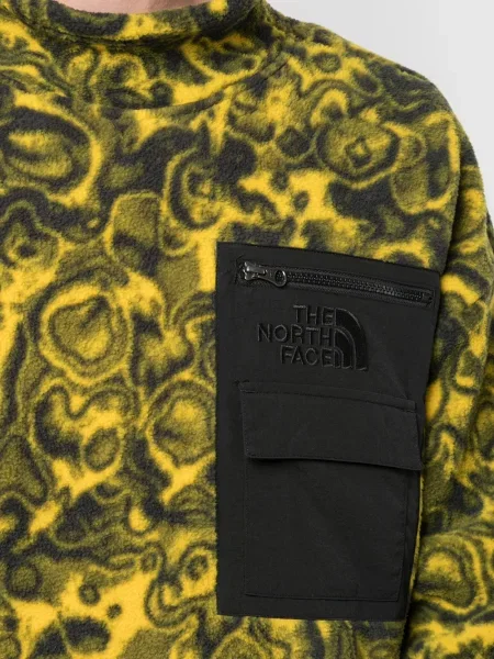 Geacă The North Face din fleece galben