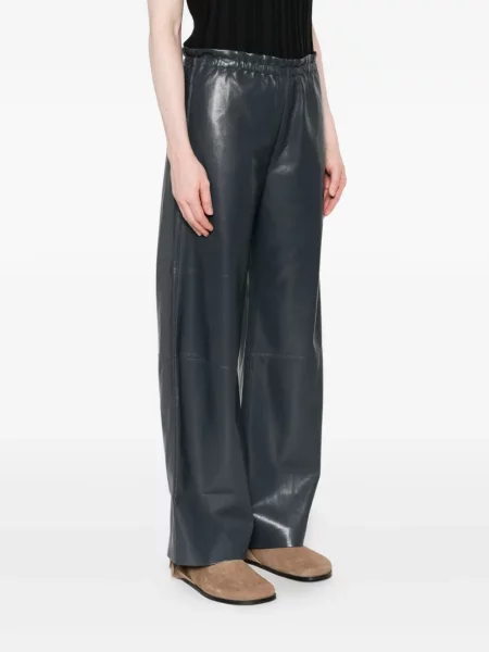 Pantaloni Nanushka albastru