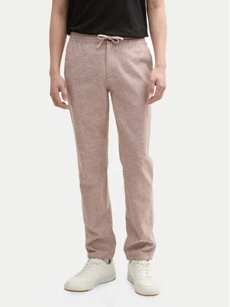 Tom Tailor Kalhoty z materiálu béžová