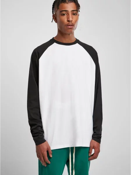 Hosszú ujjú póló Urban Classics fehér