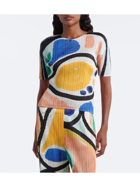 Top Pleats Please Issey Miyake cu imagine