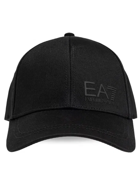 Șapcă Ea7 Emporio Armani cu imagine negru