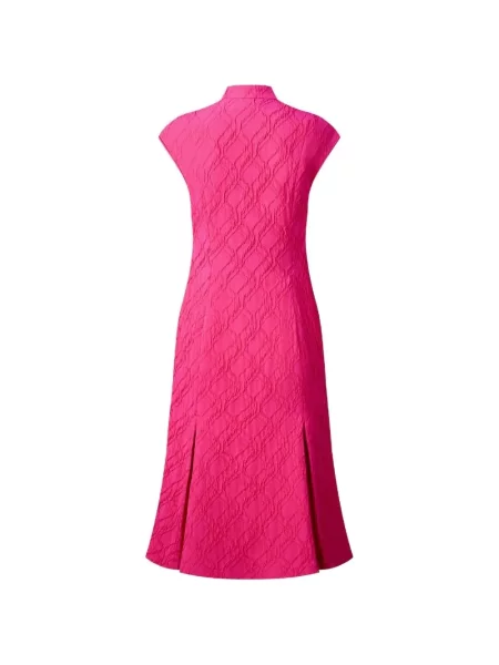 Rochie Shanghai Tang din jacard de costum roz