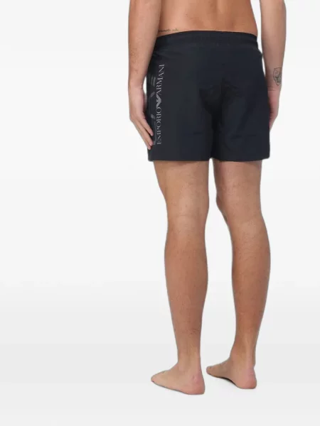 Slip de baie Ea7 Emporio Armani cu imagine cu cordon negru