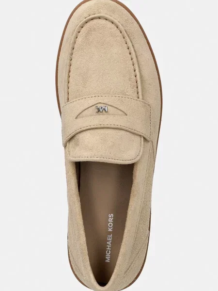 Michael Kors mokaszin férfi velúr Wesley Slip On bézs