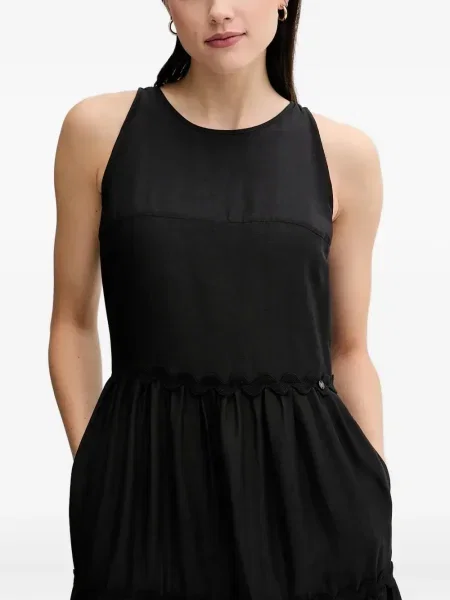 Rochie midi Pedro Del Hierro fără mâneci până la genunchi de costum negru