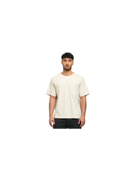 Dedicated T-Shirt Gustavsberg Vanilla White Mężczyźni Koszulki Dedicated Krem Size: M biała