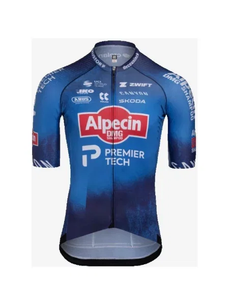 Koszulka rowerowa Alpecin-Premier Tech Razor krótki rękaw 2 niebieska