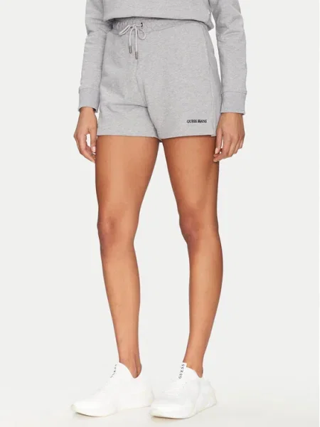 Guess Jeans Pantaloni scurți sport gri