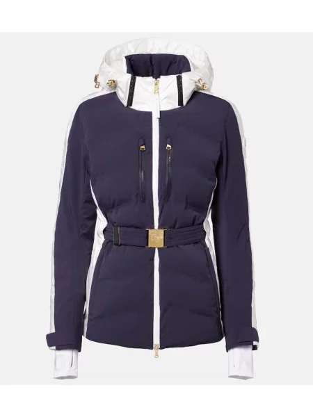 Geacă cu puf Bogner cu glugă albastru