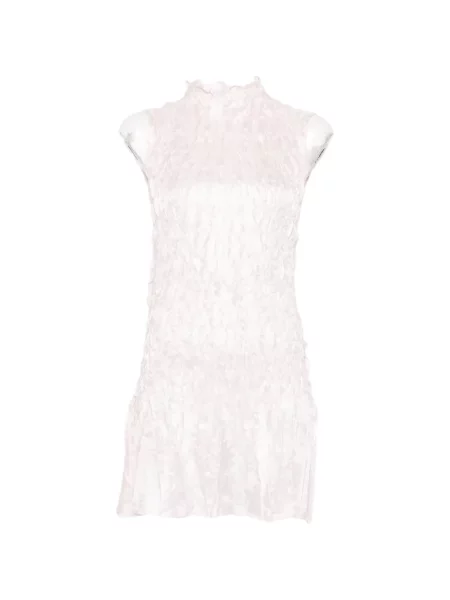 Oblekové mini mini šaty Gongdid Design bez rukávů růžové