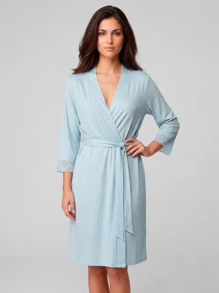 Халат Roksana блакитний