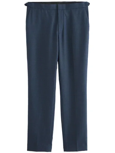 Next Hlače na rob / mornarska modra