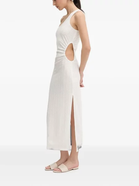 Rochie maxi Melissa Odabash cu un umăr gol alb