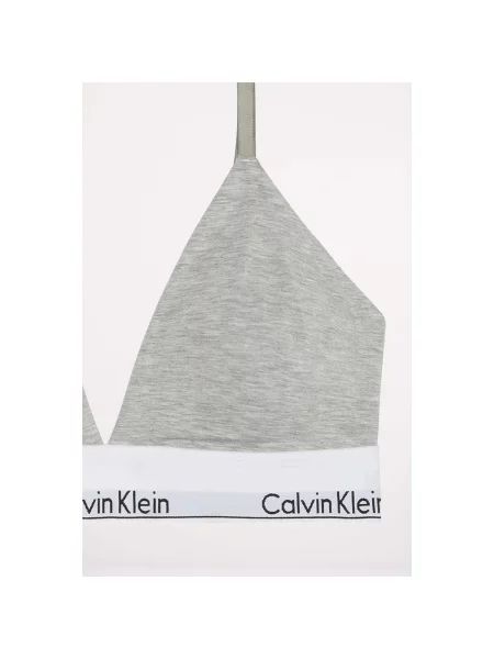 Spodní prádlo Calvin Klein Jeans LIGHTLY LINED TRIANGLE šedé