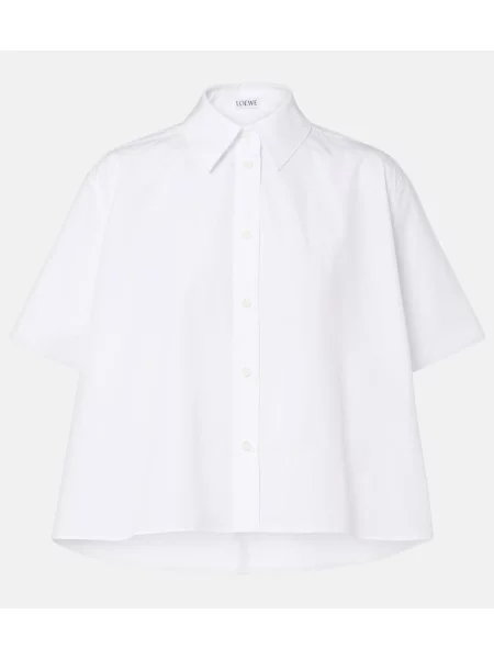 Cămașă Loewe din poplin alb