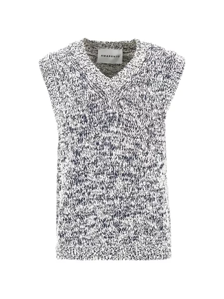 Vestă tricotată Amaranto tricotate cu decolteu în V