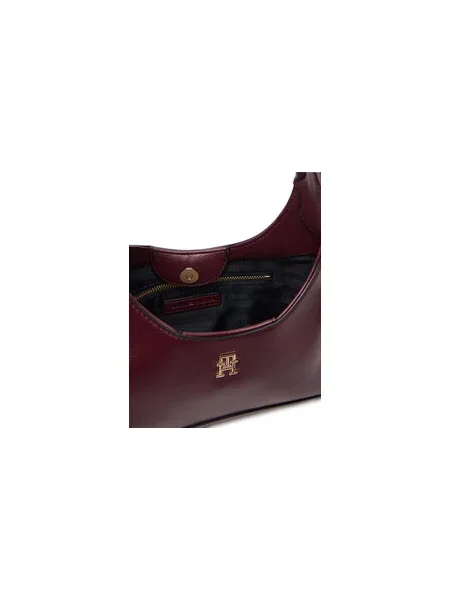 Tommy Hilfiger Ročna torba Th Everyday Mini Hobo Bordo rdeča
