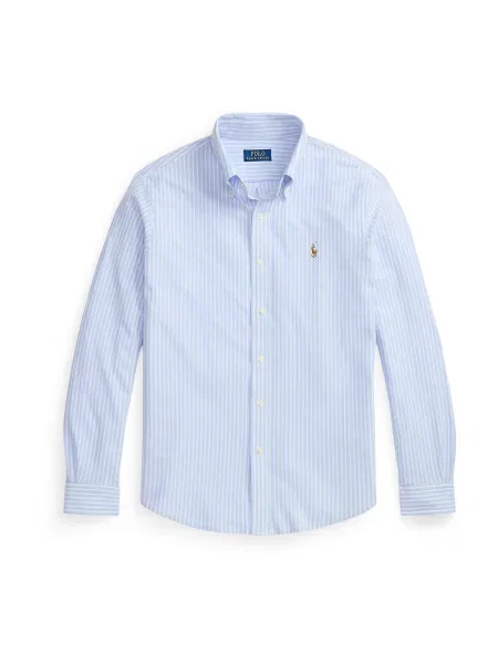 Polo Ralph Lauren Cămașă albastru deschis alb
