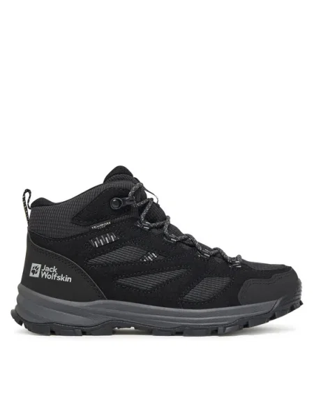 Jack Wolfskin gyerek cipő VOJO TOUR TEXAPORE MID fekete