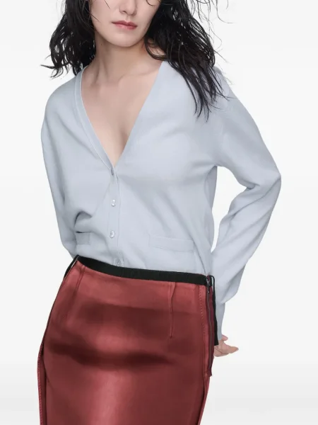 Cardigan Maison Margiela de lână albastru