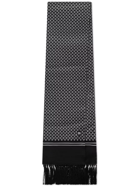 Šál Dolce & Gabbana s potiskem černý