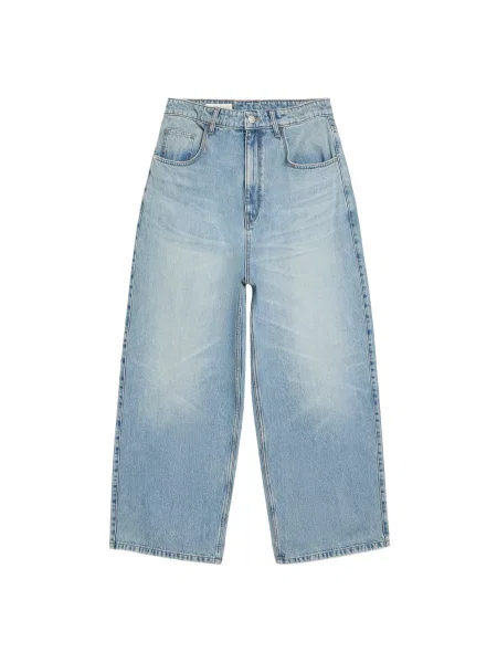 Bershka Džíny džínovina modrá