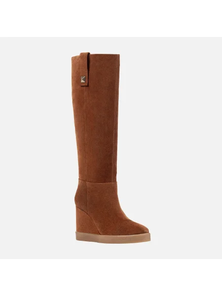 Botine Geox cu toc plat maro