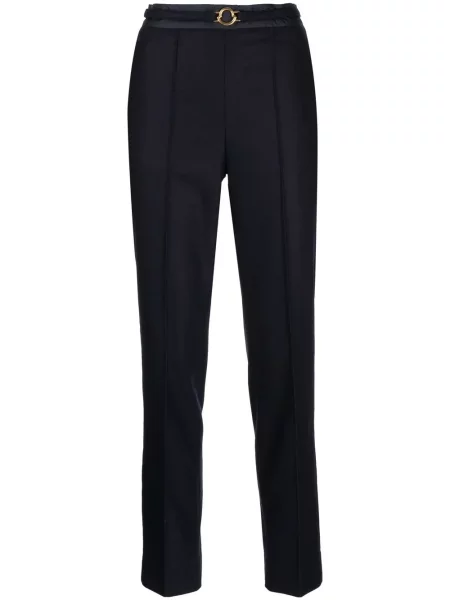 Pantaloni Moncler de lână albastru