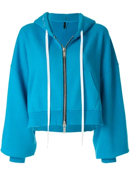 Geacă bomber Unravel Project cu glugă albastru