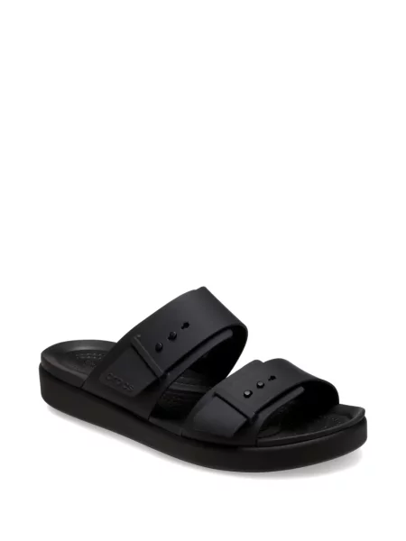 Sandale Crocs cu cataramă cu bretele negru