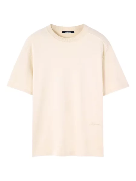 Tricou Jacquemus cu broderie scurt
