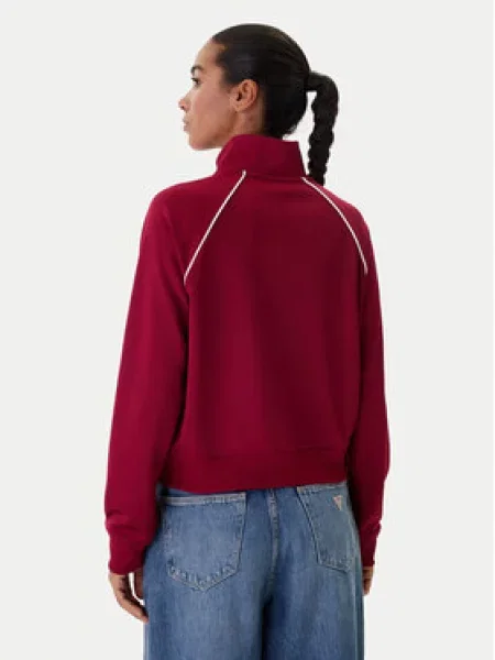 Tommy Jeans Jopa Badge Bordo rdeča