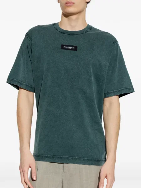 Tricou Dolce & Gabbana cu autograf verde