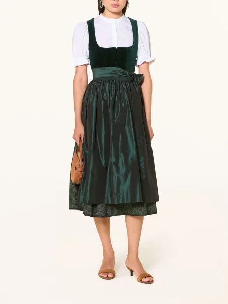 Johann & Johanna Dirndl Halenka S Krajkou A Volánky bílá