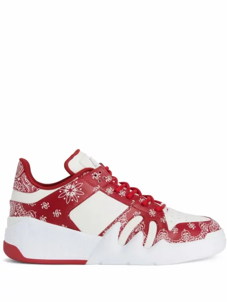 Sneakerși Giuseppe Zanotti cu imagine roșu