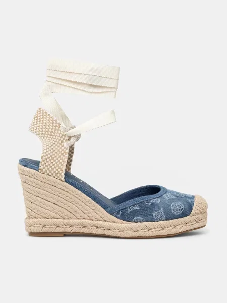 Espadryle Guess niebieskie